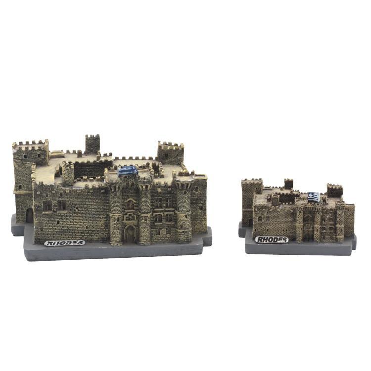 Custom Resin Souvenir Mini Castle Building Model for Home Decor