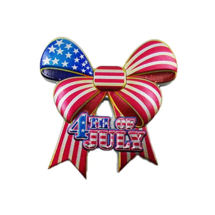 Wholesale Custom Resin Printing American 4th of July Decor Souvenir Gift Fridge Magnet