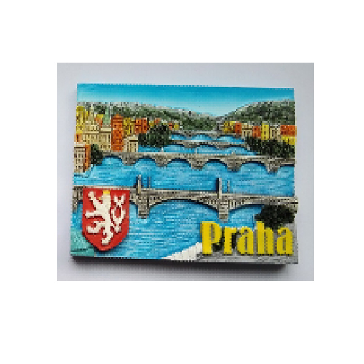 Custom Design Cheap Prague Praha Souvenir Resin Building Snow Globe