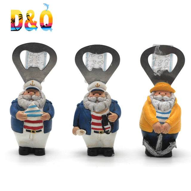 Nautical Craft Custom Souvenir Resin Captain Figurine and Sailor for Home Table Decoration