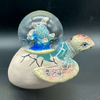 Custom Colorful Beach Souvenir Resin Turtle Baby Hatching Turtle Egg Statue