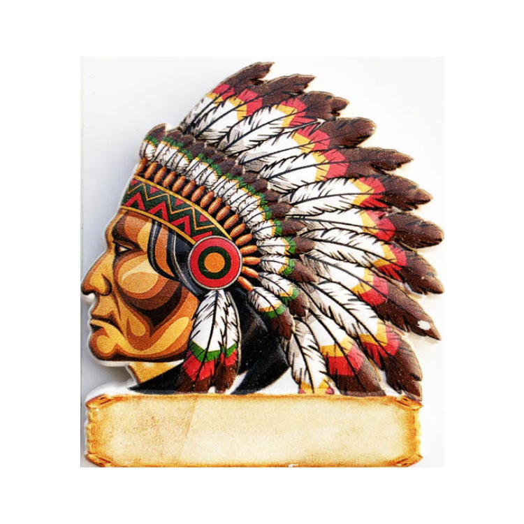 Custom Logo Resin Maya American Indian Souvenir Fridge Magnet