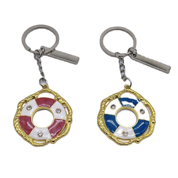 Custom Tourist Souvenir Keychain Luxury Zinc Alloy Epoxy Keychain