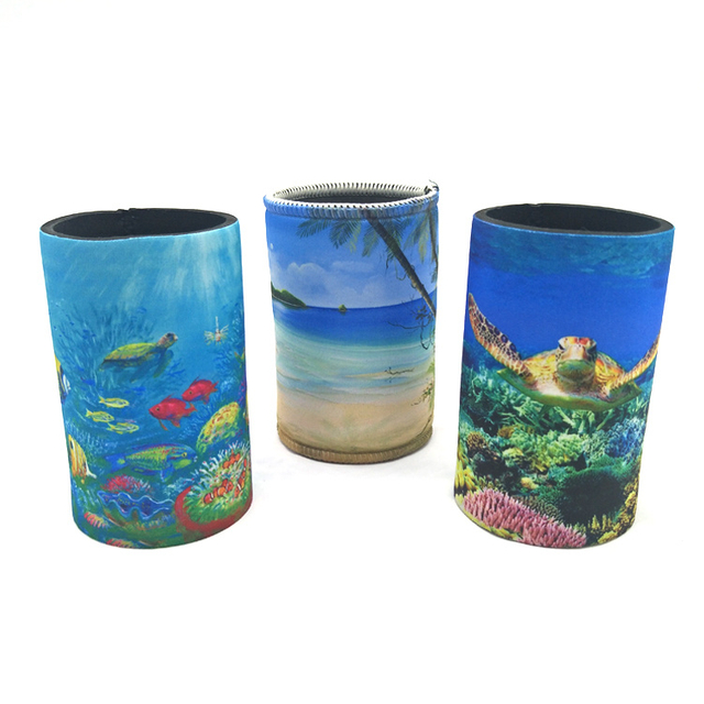 Custom Printed Sublimation Beer Neoprene Can Cooler