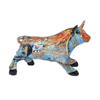 Custom Home Decorative Cattle Sculpturecolorful Resin Cow Statue