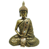 Home Decor Religious Craft Sitting Buddha Resin Gold Color Statues Buddha Statue