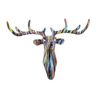 Modern Art Animal Wall Decor Resin Deer Head Wall Hanging Sculpture