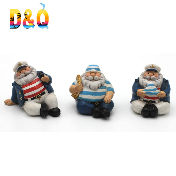 Nautical Craft Souvenir Resin Pirate Captain Sailor Figurine