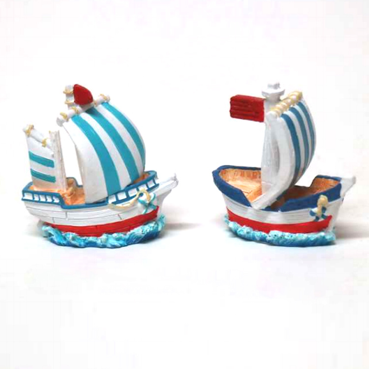 Custom Nautical Craft Souvenir Ship Statue Resin Sailboat Model