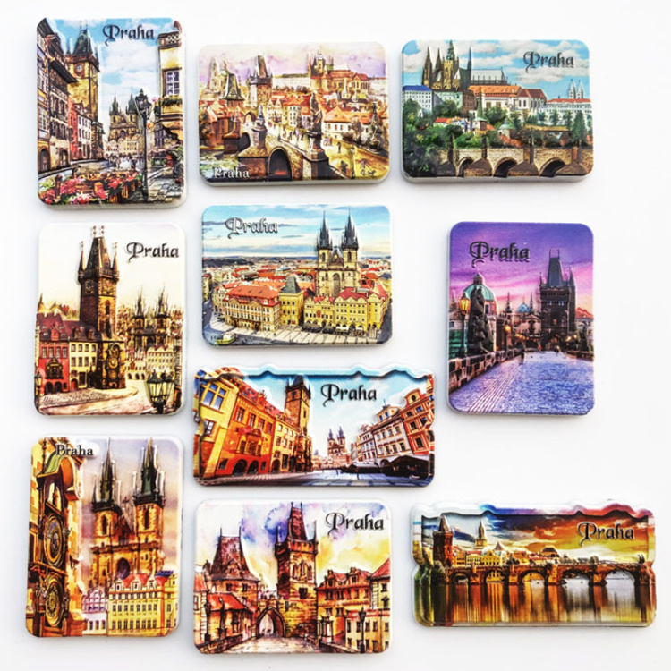 Custom Country City Travel Gift Resin Fridge Magnet Tourist Souvenir