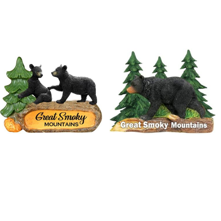 Customized MDF Wood Black Bear Fridge Magnet Rocky Mountain National Park Souvenir Fridge Magnet