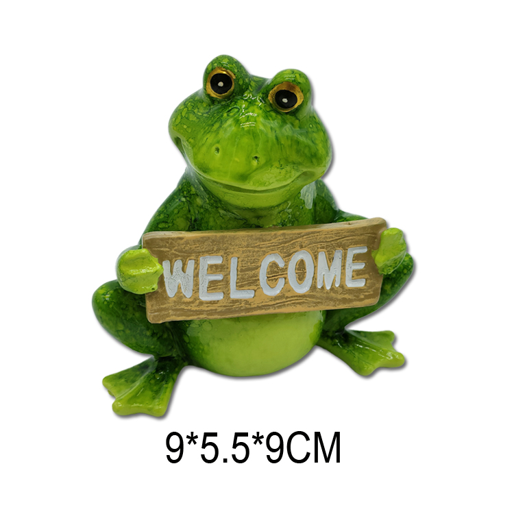 Wholesale Animal Creative Home Decor Funny Yoga Frog Statue Resin Frog Figurine