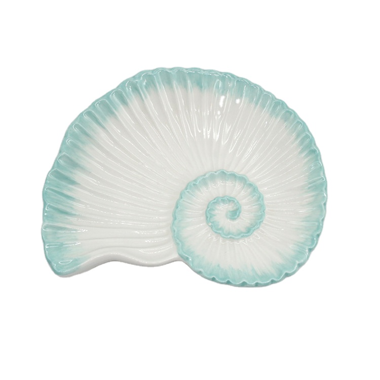 Wholesale Starfish Shaped Plate Home Decorative Ocean Beach Souvenir Starfish Ceramic Plates