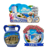 Custom Resin Printing Ionian Islands Greece Kefalonia Souvenir Magnet Magnet