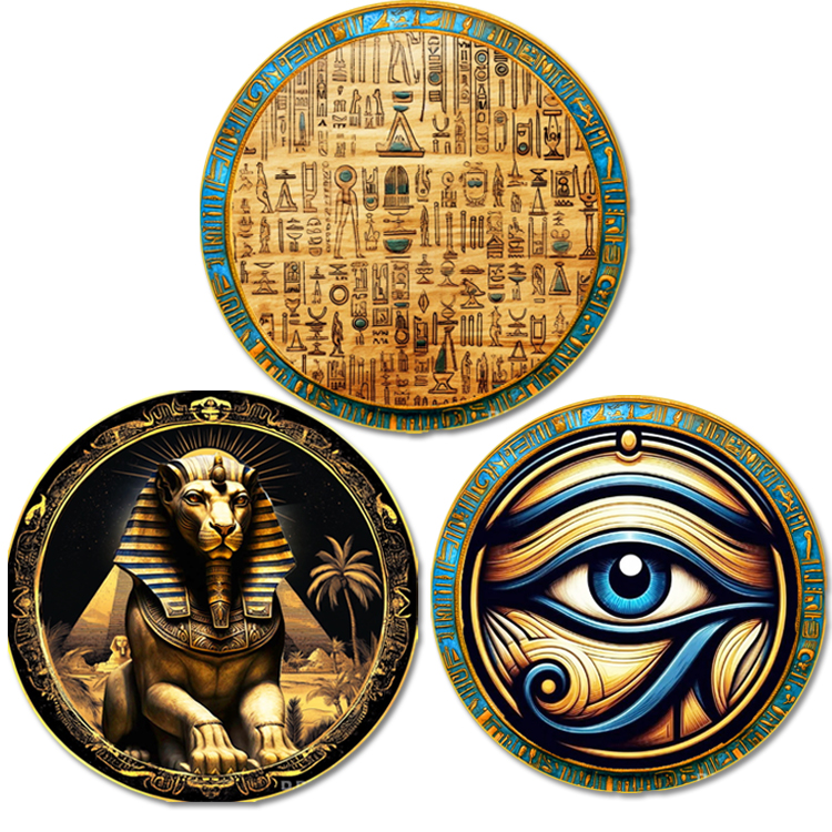 Custom Resin Printed Egypt Pyramid Magnet Ancient Egypt Souvenir Fridge Magnets