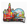 Custom 3D Soft PVC Rubber Matryoshka Moscow Russia Souvenir PVC Fridge Magnet