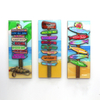 Custom Wood Landmark Shape Fridge Magnet Ocean Maldives Souvenir Fridge Magnet