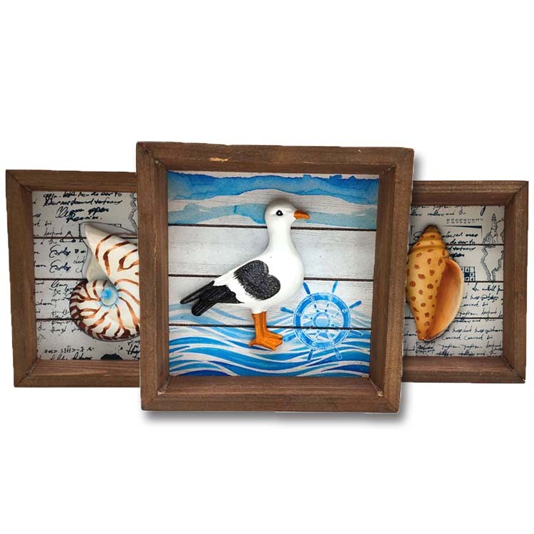 Nautical Style Resin Shadow Box Frame Wall Hanging Frame Wood Crafts