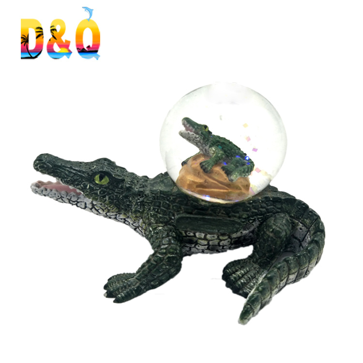 Polyresin Craft Factory Custom 3D Animal Snow Globe for Promotion Gift