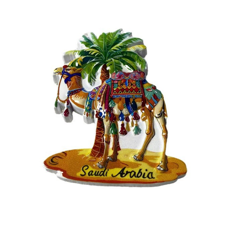 Resin Printing Kuwait Building Tour Camel Souvenirs Kuwait Fridge Magnet