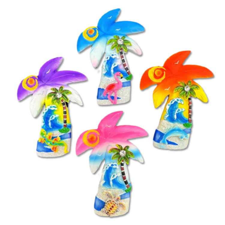 Handmade Hand Printed Tourist Souvenir 3D Resin Butterfly Fridge Magnets