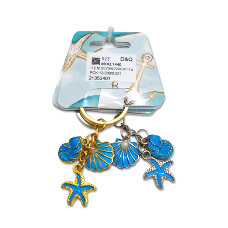 Custom Logo Metal Gold Beach Island Surfboard Palau Fiji Souvenir Keychain