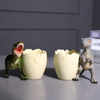 Wholesale Desktop Decoration Animal Figurine Pen Holder Resin Dinosaur Statue