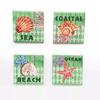 Custom UV Print Ocean Sea Animal Beach Tourist Souvenir Ceramic Fridge Magnet