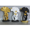 Factory Wholesale Luxury Resin Gold Leaf Statue Handicraft Decoration Home Decoration Gift