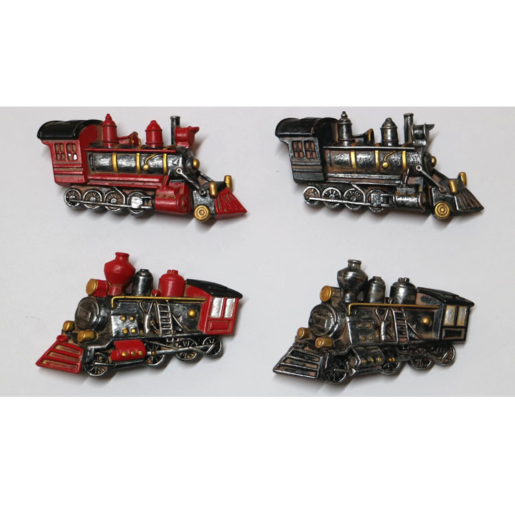 Wholesale Handmade Painting Resin Retro Train Souvenir Fridge Magnet