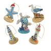 Wholesale Beach Souvenir Resin Christmas Tree Hanging Nautical Christmas Ornaments