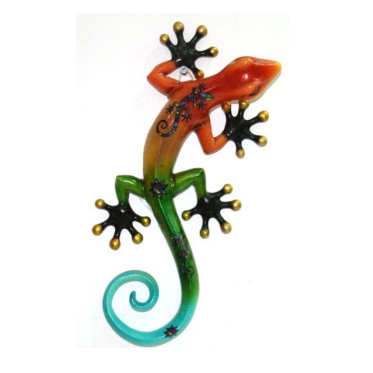 European Modern Home Accessories Resin Wall Art Lizard Iguana Wall Decor