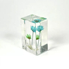 Wholesale Tourist Souvenir Gift Acrylic Crystal Resin Dried Flower Paperweight for Home Table Decor