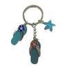 Factory Wholesale Keyholder Custom Souvenirs Alloy Beach Turtle Keychain