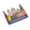 Customized Resin Building 3D Copenhagen Denmark Souvenir Fridge Magnet