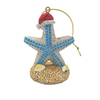 Wholesale Beach Souvenir Resin Christmas Tree Hanging Beach Chair Ornament