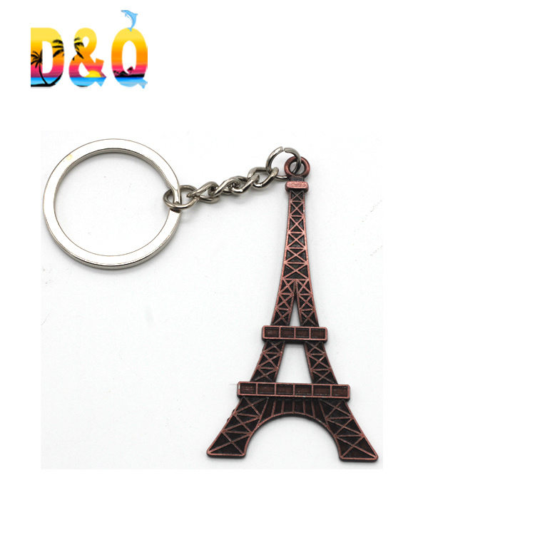 Customized Metal Alloy Tourist Souvenir Keyring Amsterdam Netherlands Souvenir Keychain