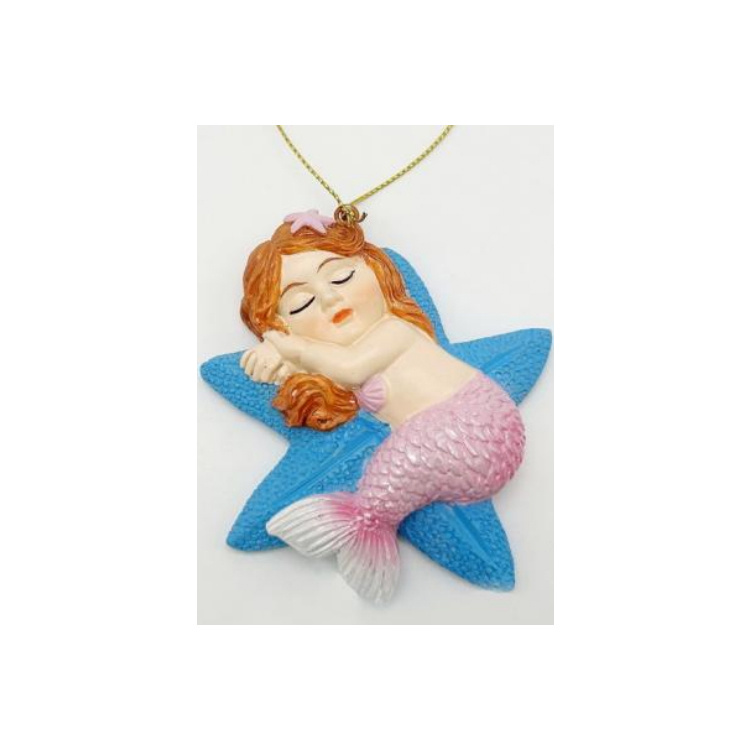 Mermaid Collection Resin Pendant Christmas Ornament for Holiday