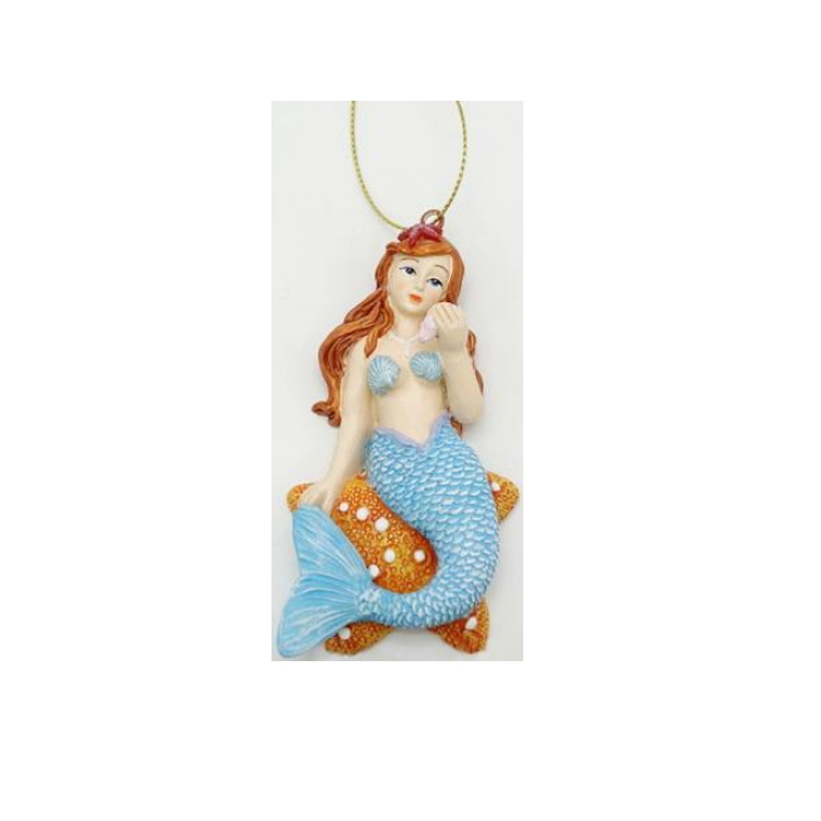 Mermaid Collection Resin Pendant Christmas Ornament for Holiday