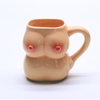 Wholesale Funny Sexy Penis Dick Shaped Ceramic Mug Breast Mug