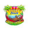 Custom MDF Wood Epoxy Beach Hawaii Designs Sticker Hawaii Souvenir Refrigerator Sticker