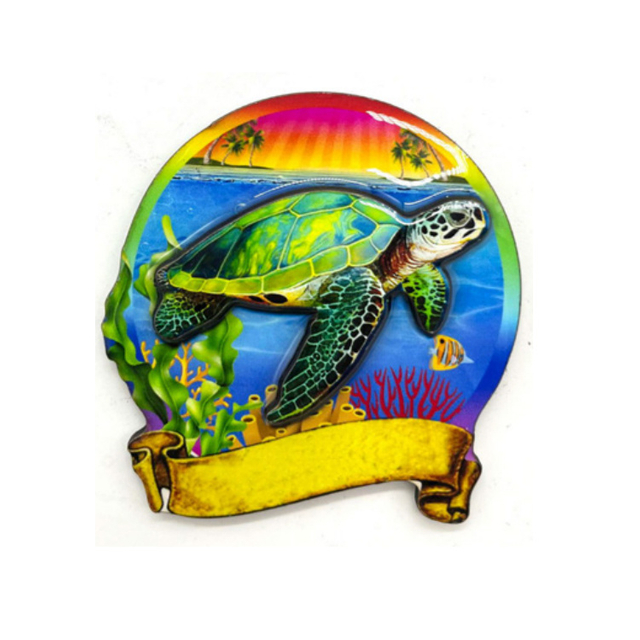 MDF Wooden Coastal City Parrot Italy Souvenir Rimini Fridge Magnet