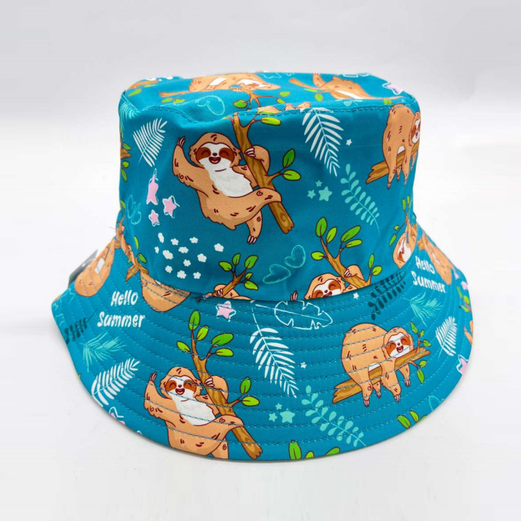 Customized Logo Printing Large Skull Mexican Caps Mexican Bucket Hat