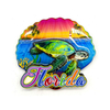 Customized Logo Wood Fridge Magnet Lizard Parrot Lanzarote Tenerife Souvenir Magnet