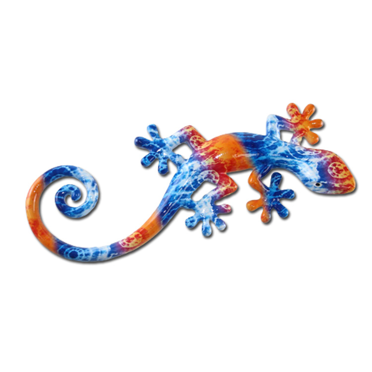 Wholesale Colorful Resin Wall Hanging Home Decorative Gecko Lizard Salamander Ornament