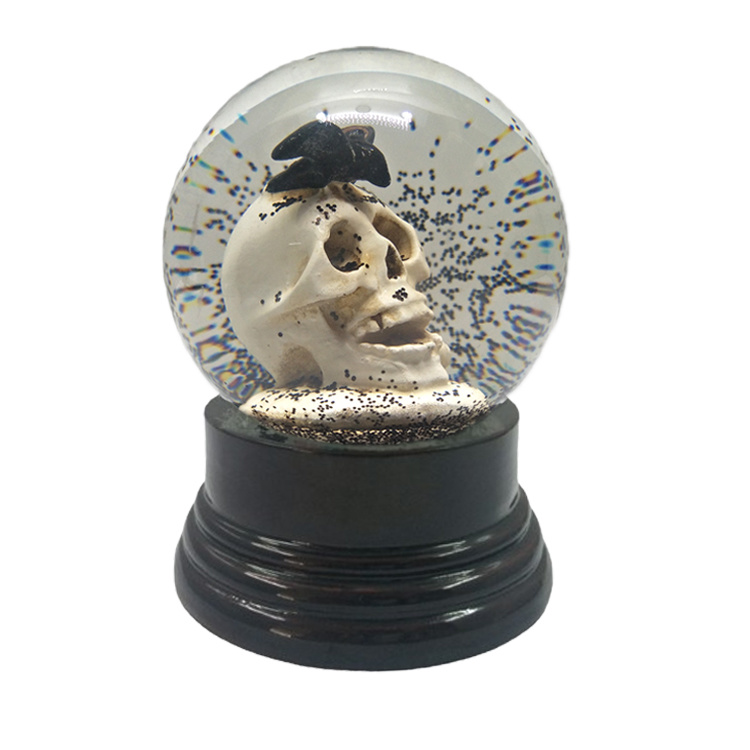 Wholesale Black Base Water Globe Resin Germany Souvenir 3D Castle Custom Glass Snow Globe Manufacturer