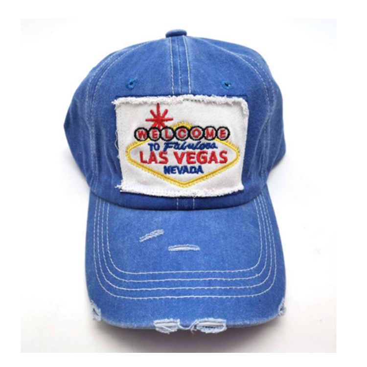 Wholesale Custom Logo Las Vegas Cap Tourist Souvenir Las Vegas Hats