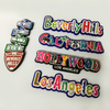 Custom Logo Country City Tourist Souvenir Soft PVC Fridge Magnet Silicone Fridge Magnet