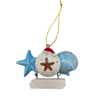 Wholesale Personalised Custom Resin Beach Sea Ornaments Christmas Tree Hanging