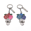 Wholesale Metal Zinc Alloy Souvenir Skull Skeleton Keychain